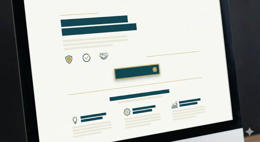 Conversion-focused landing page copy designed to turn organic visitors into leads_20251230