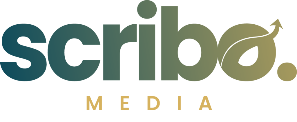SEO Content Writing Services - Scribo Media Logo Teal