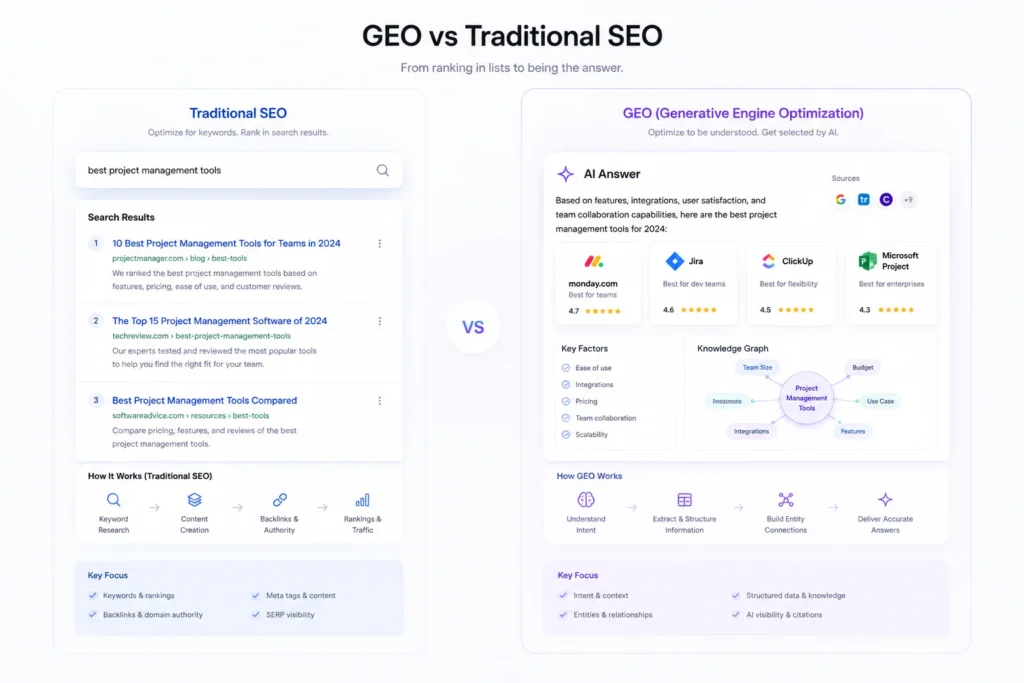 GEO vs Traditional SEO 2026-05-31